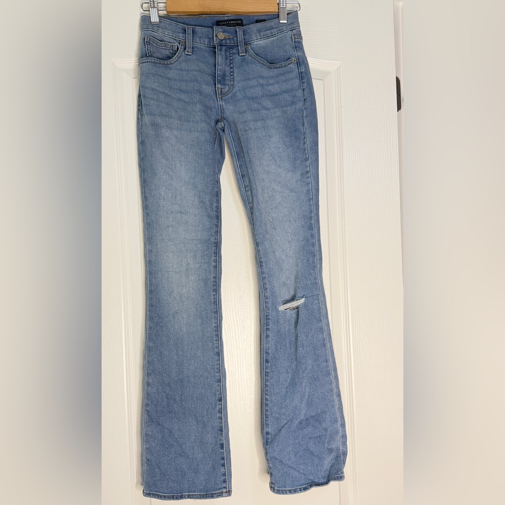 Lucky Brand Light Blue Bootcut Denim Jeans Size 0